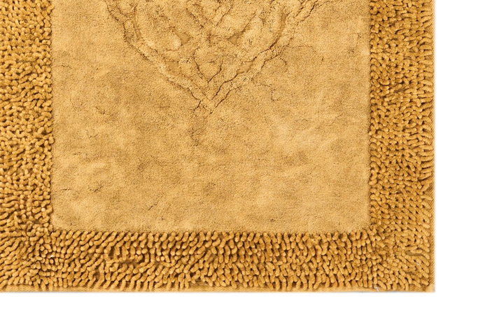Mijölnir Juego de alfombrillas de baño de algodón 100% Mostaza Mijölnir Juego de alfombrillas de baño de algodón 100% Mostaza